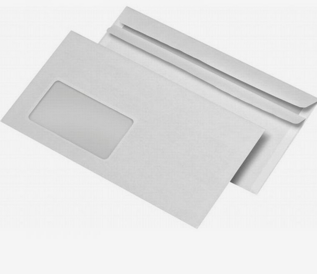 ✉️ Standard-Kuverts DIN lang mit Fenster