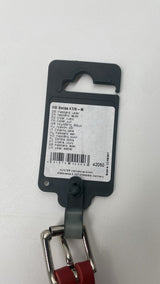 🐶 HUNTER Halsband Swiss 47 – Rot/Schwarz, Leder, 38–43,5 cm - B-Ware