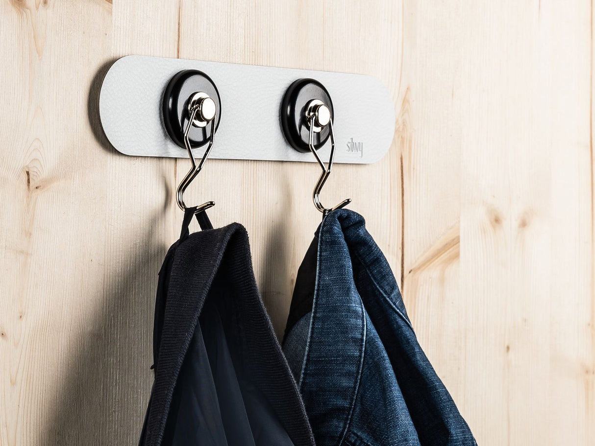 Silwy Magnet-Metallleiste 25 cm – Weiß