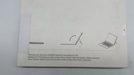 ⌨️ DOOGEE Tastatur + Lederhülle – für T30 Pro/T30 Ultra, B-Ware