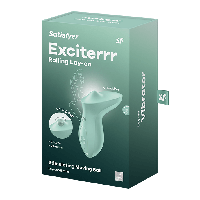 Satisfyer Exciterrr – Auflegevibrator, 12,5 cm, Mint