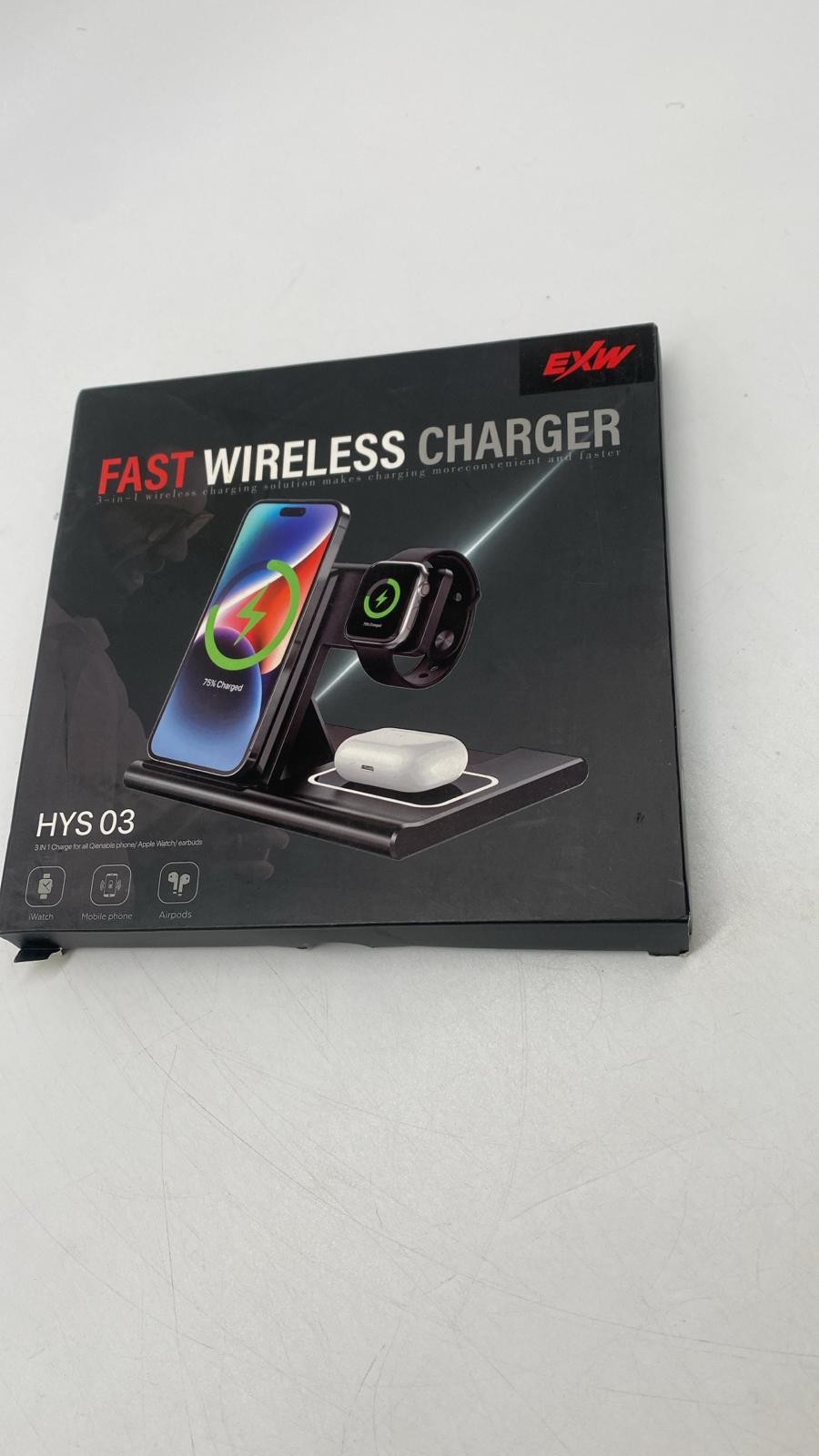⚡ 4-in-1 Fast Wireless Charger EXW HYS03 – B-Ware