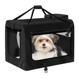 🐶 Hunde-Transportbox S 49×34×34 – faltbar, atmungsaktiv & wasserabweisend, neu