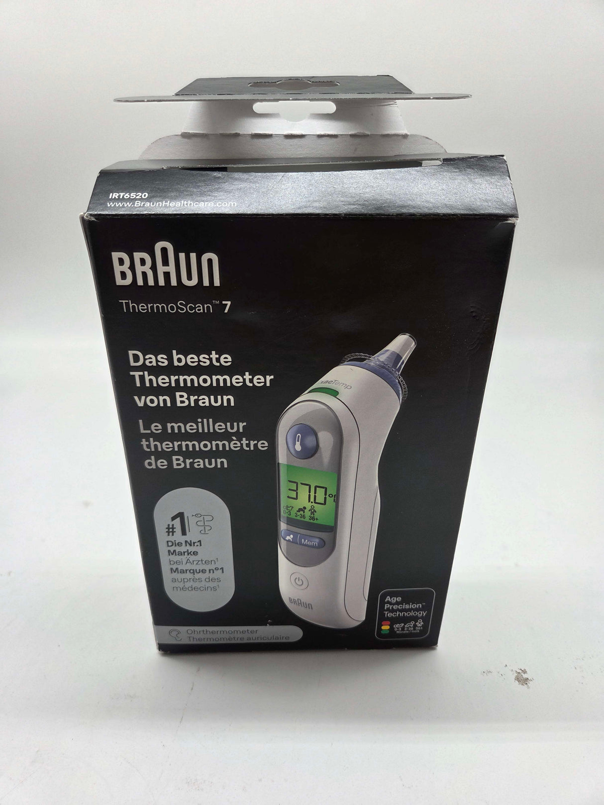🌡️ Braun ThermoScan 7 Ohrthermometer – B-Ware!