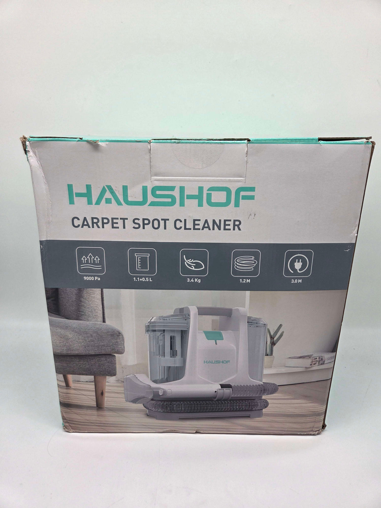 🧼 HAUSHOF Waschsauger Teppichreiniger 400W – B-Ware!