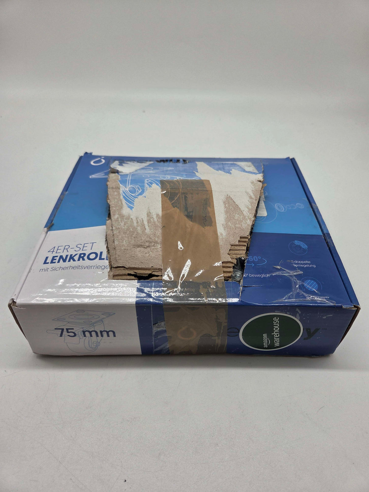 🛠️ PEARWAY Schwerlastrollen 75 mm (4x Bremse) – B-Ware!