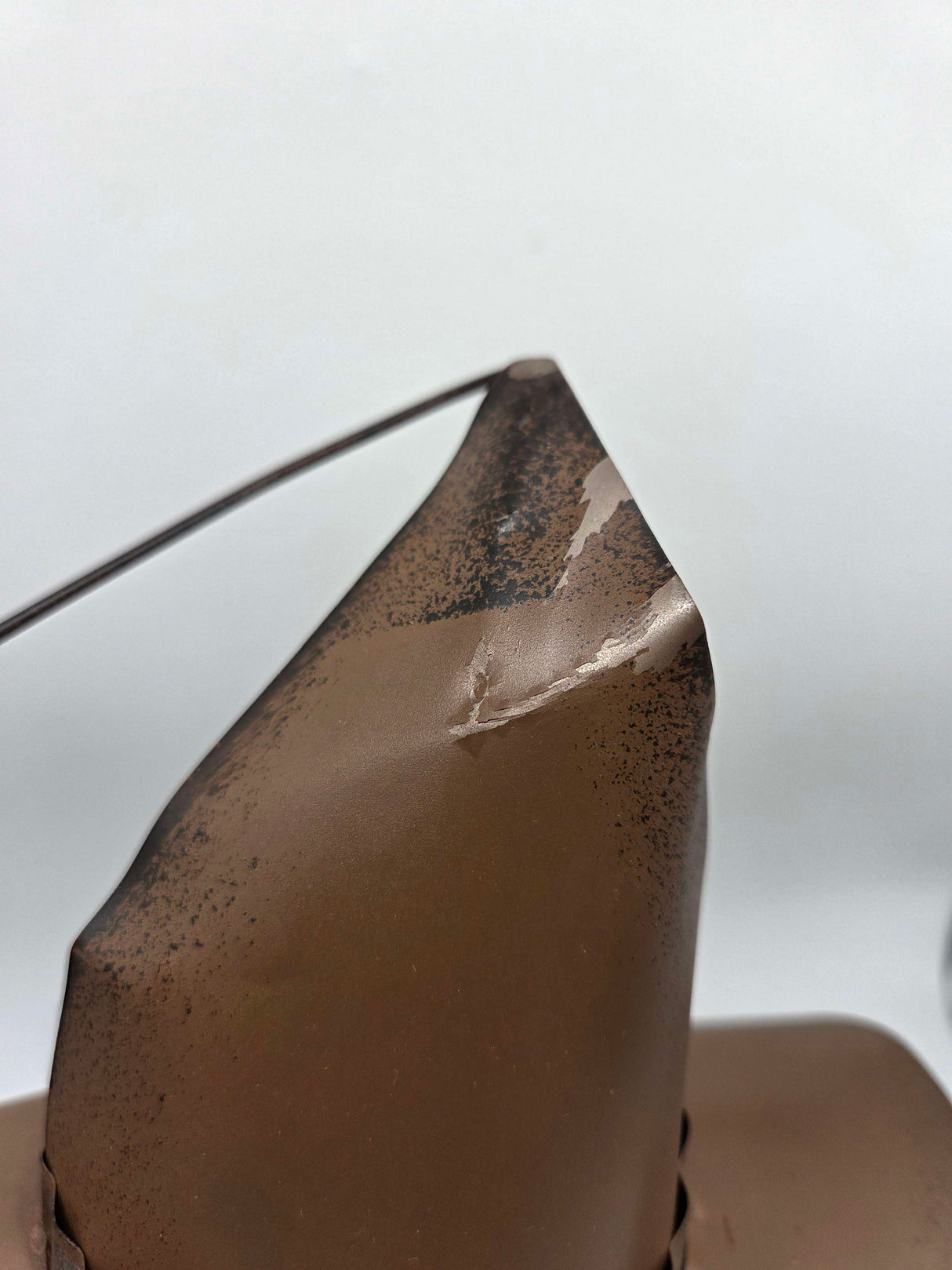 🎃 FRANK FLECHTWAREN Halloween Windlicht Kürbis aus Metall – B-Ware!