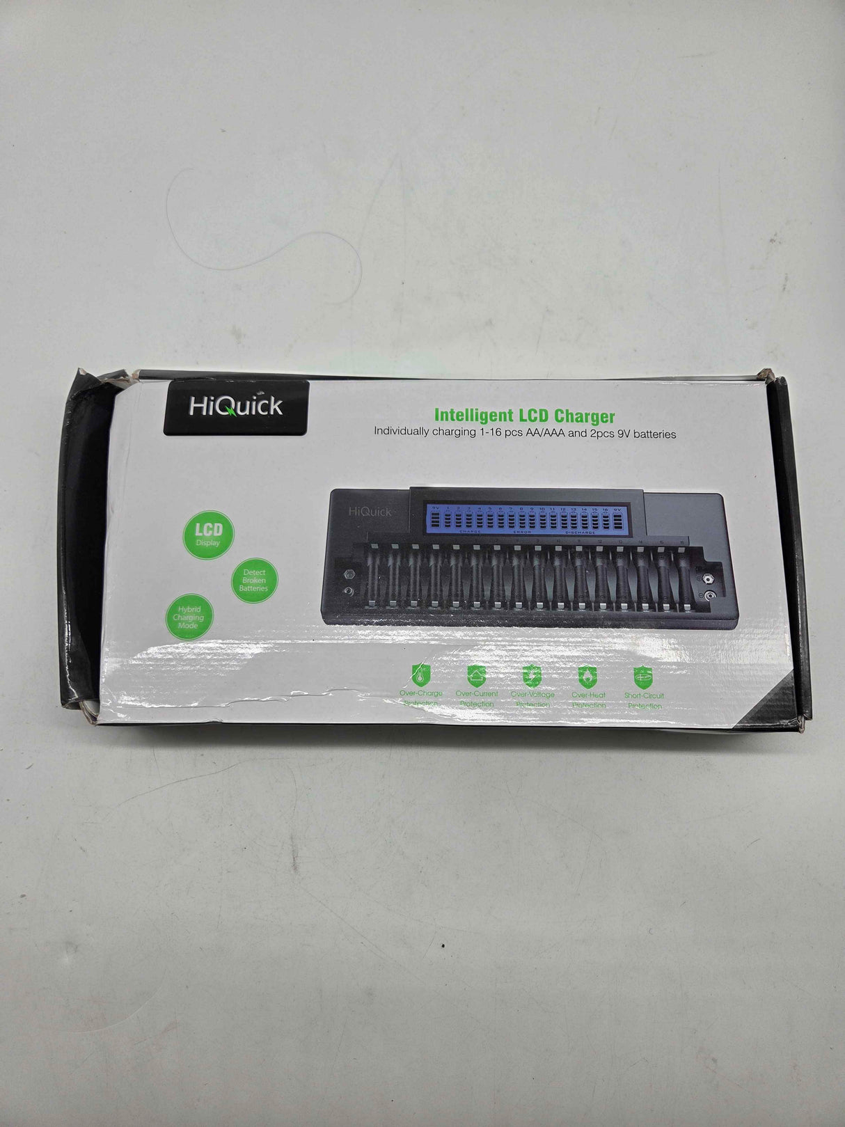 HiQuick Akku-Ladegerät AA / AAA / 9V (B-Ware)