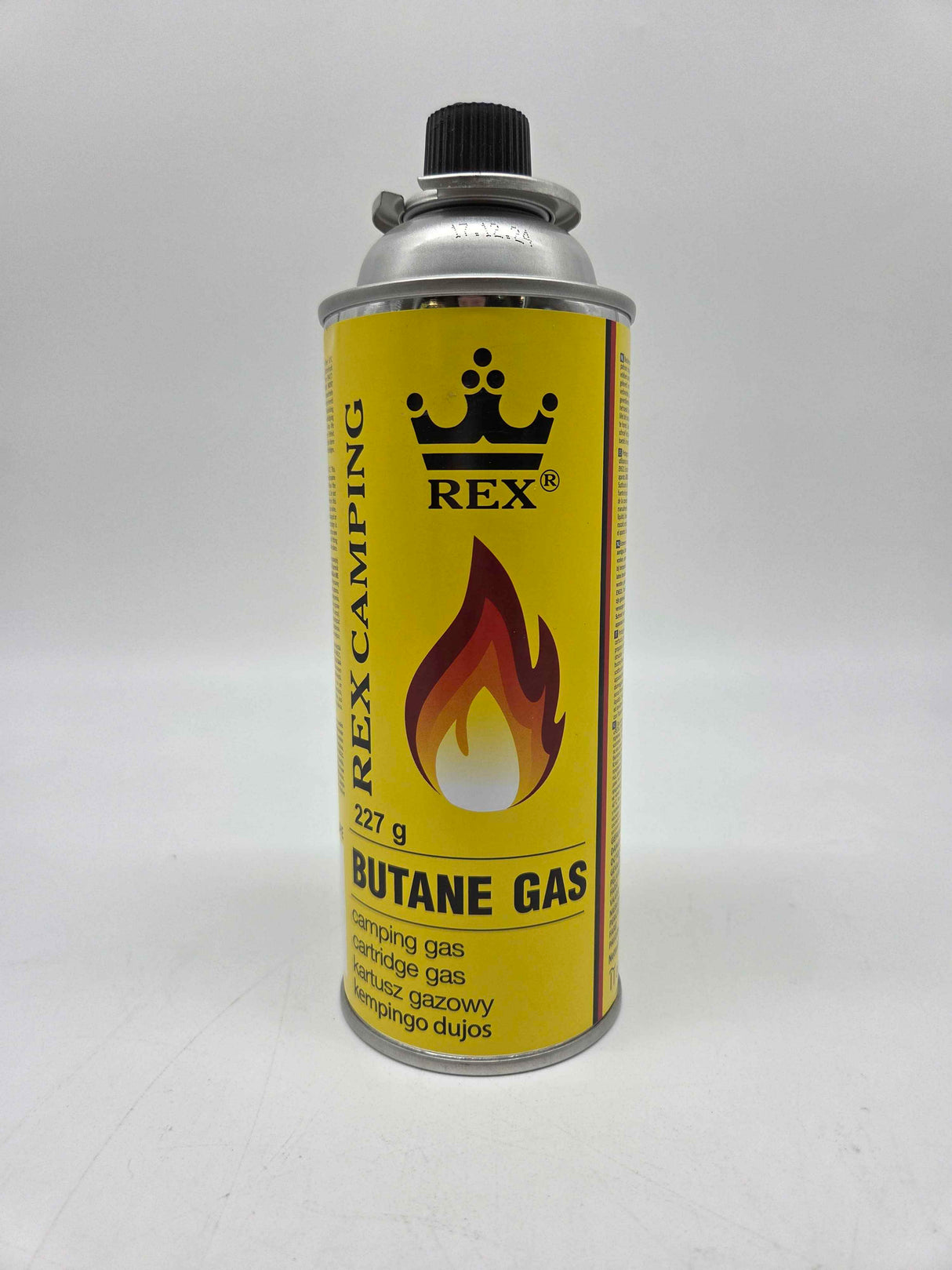 REX Gaskartusche Butan – 227 g / 440 ml