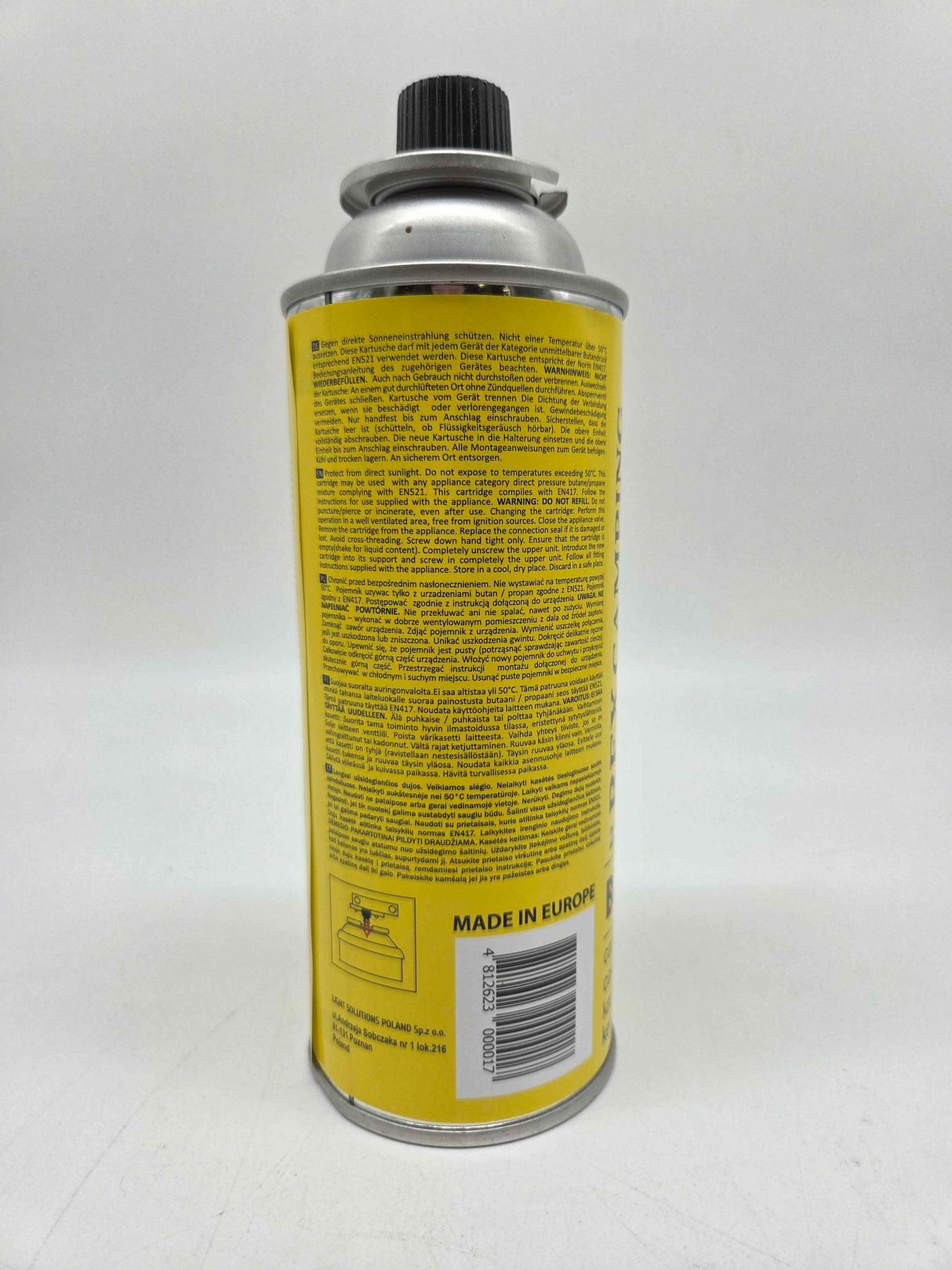 REX Gaskartusche Butan – 227 g / 440 ml