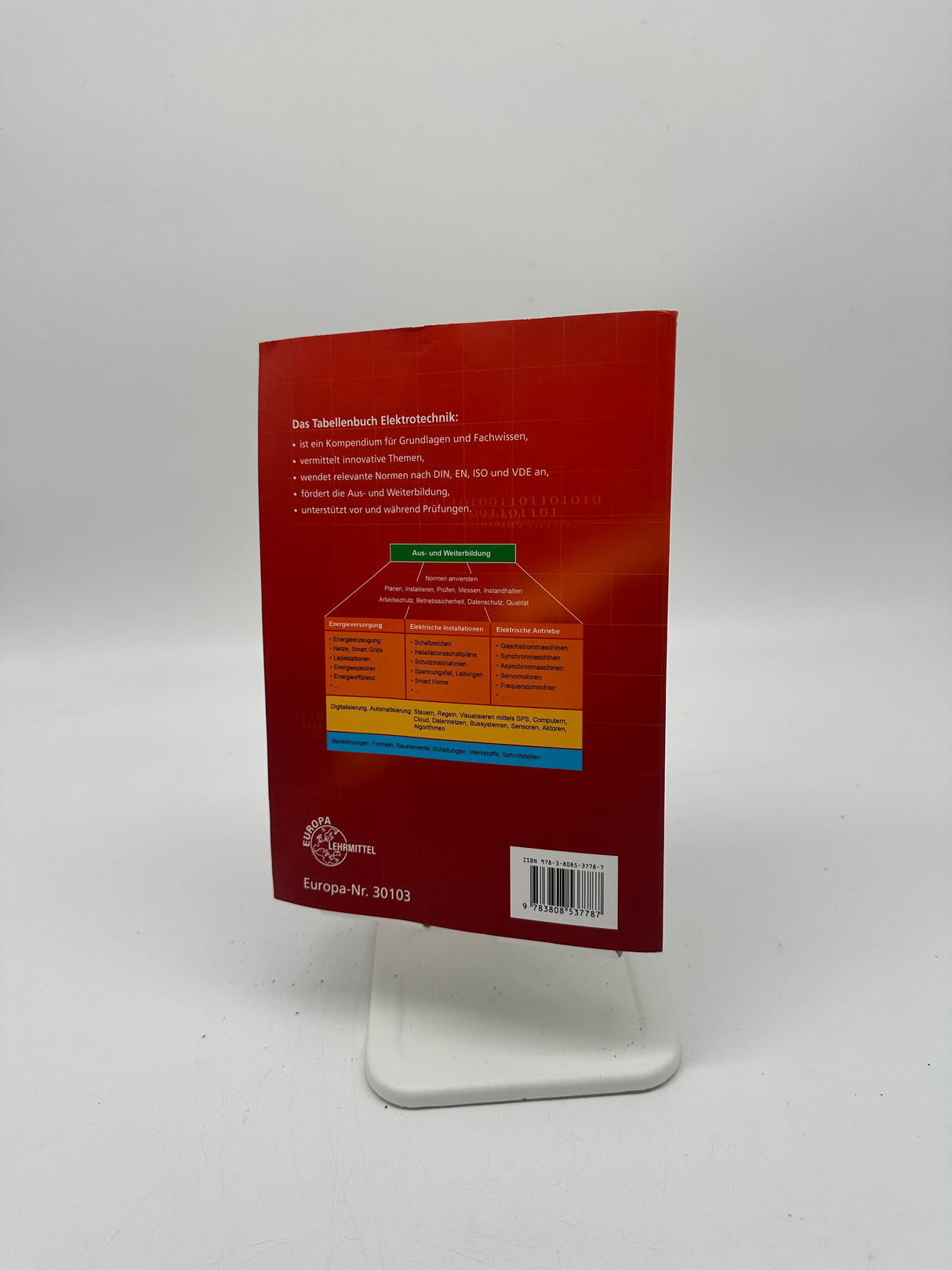 ⚡ Tabellenbuch Elektrotechnik (Europa‑Lehrmittel, Nr. 30103)