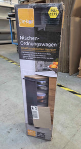 Dekor Nischenordnungswagen – Grau, 50 × 15 × 79 cm (B-Ware)