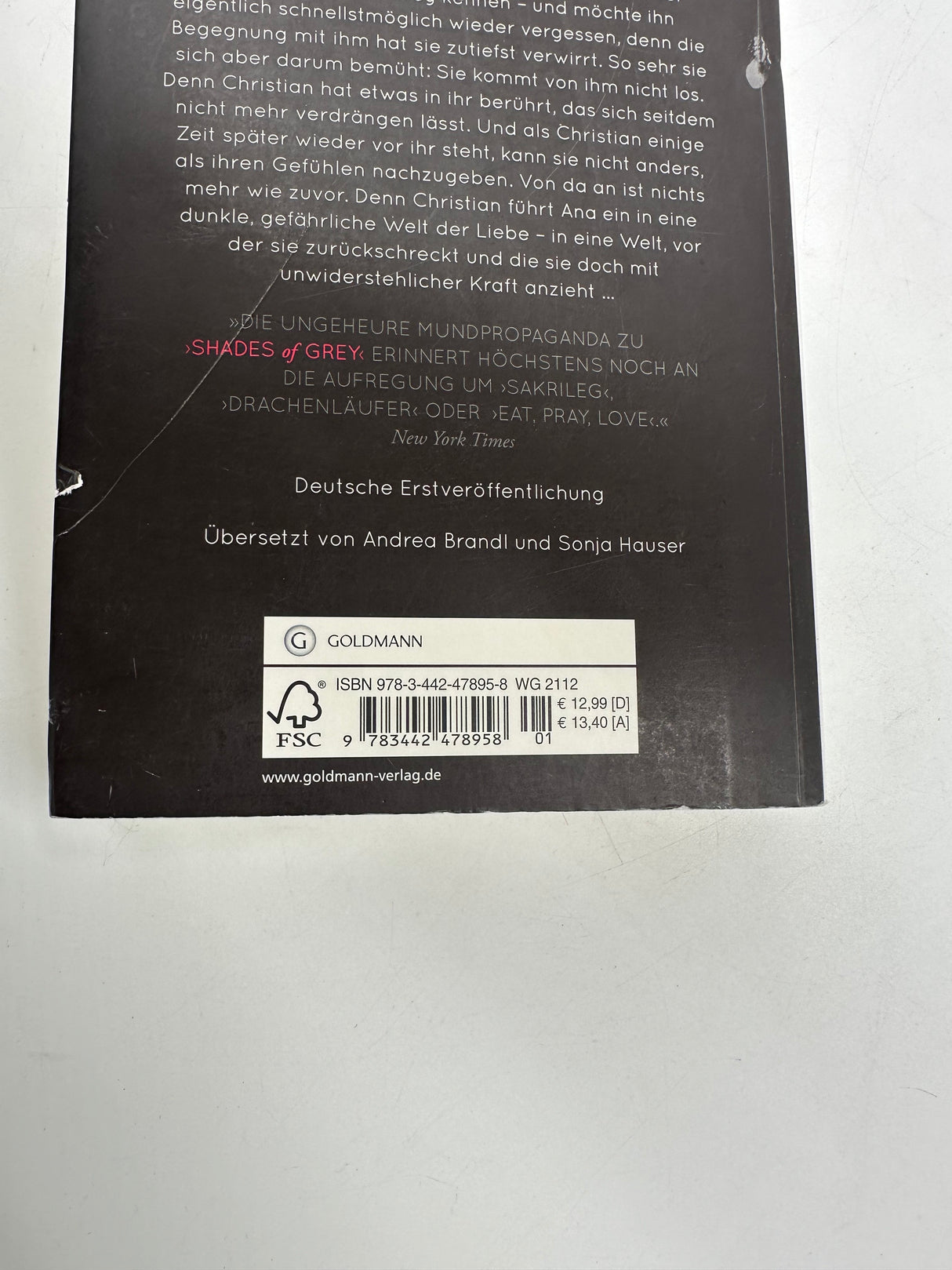 ❤️‍🔥 Shades of Grey – Geheimes Verlangen (Band 1)