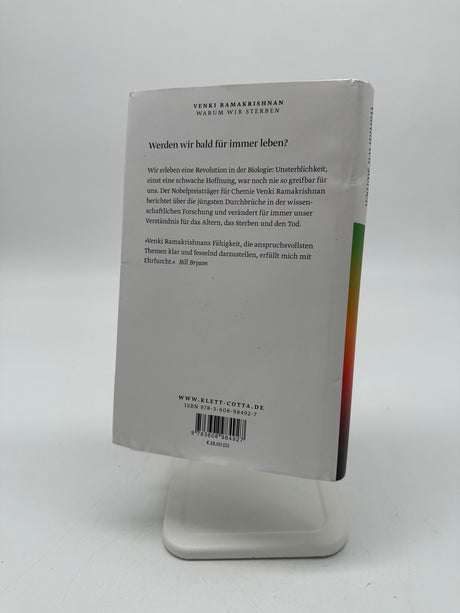 🎓 Warum wir sterben: Die neue Wissenschaft des Alterns und die Suche nach dem ewigen Leben (Venki Ramakrishnan)