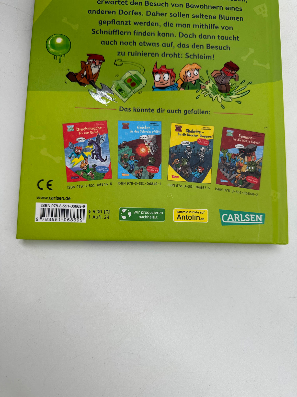 🧝‍♂️ Minecraft 9: Schleim – bis zum Hals! (Einfach Lesen Lernen)