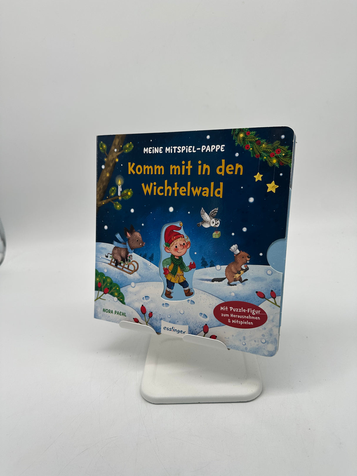 🧝‍♂️ Meine Mitspiel-Pappe: Komm mit in den Wichtelwald: Mitmachbuch mit Spielfigur
