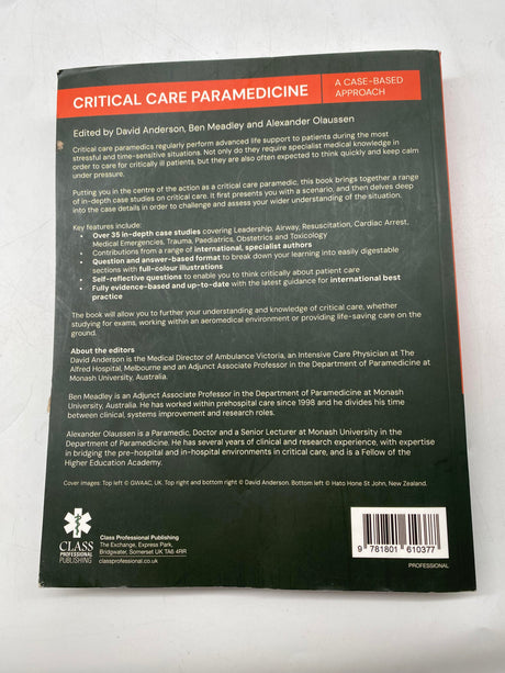 🎓 Critical Care Paramedicine: A Case-Based Approach