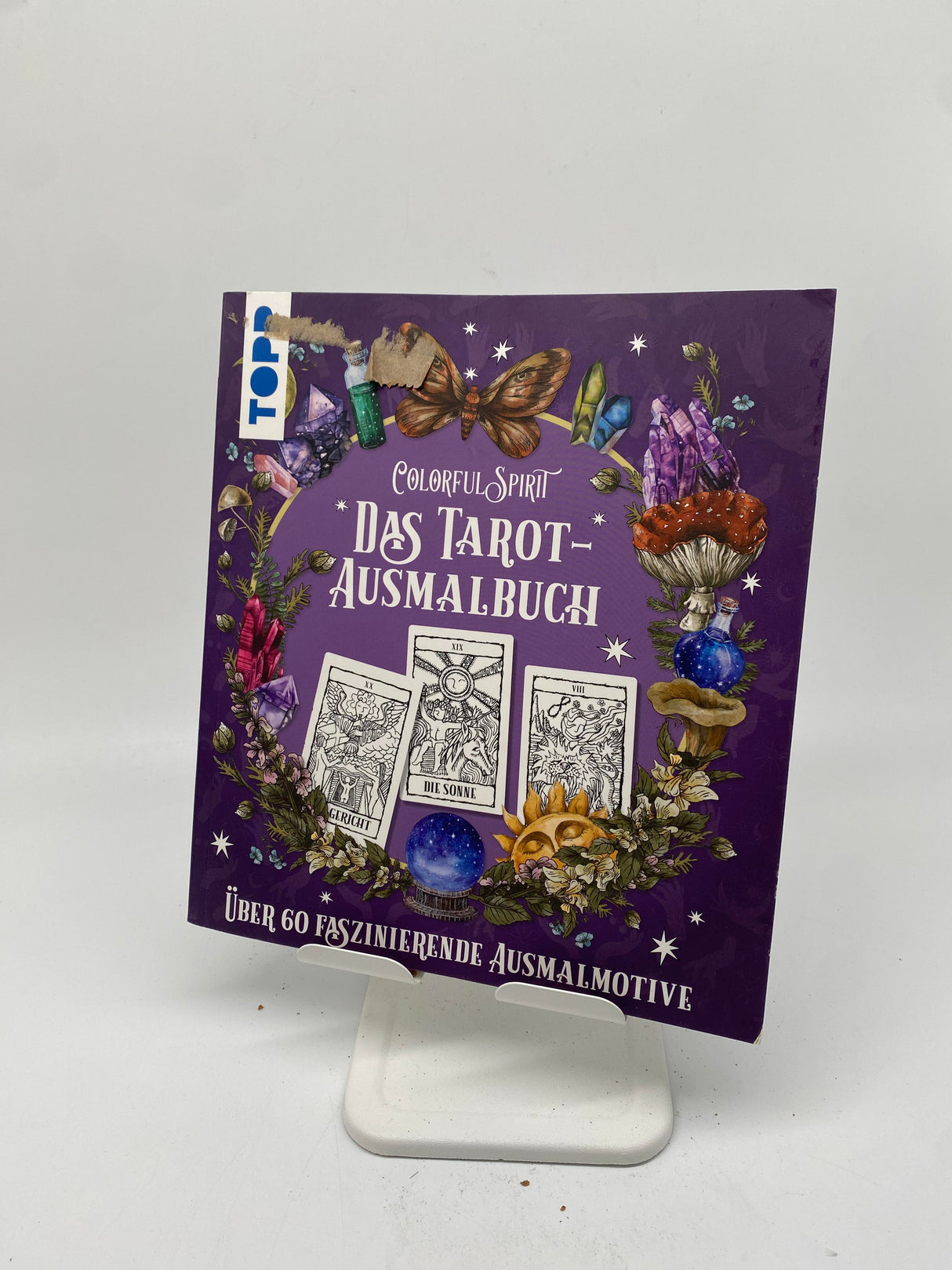 📚 Colorful Spirit - Das Tarot-Ausmalbuch – Ausmalen und entspannen. Über 60 Tarot-Motive zum Ausmalen, klassisch und modern interpretierte Tarot-Karten und Tarot-inspirierte Ausmalmotive
