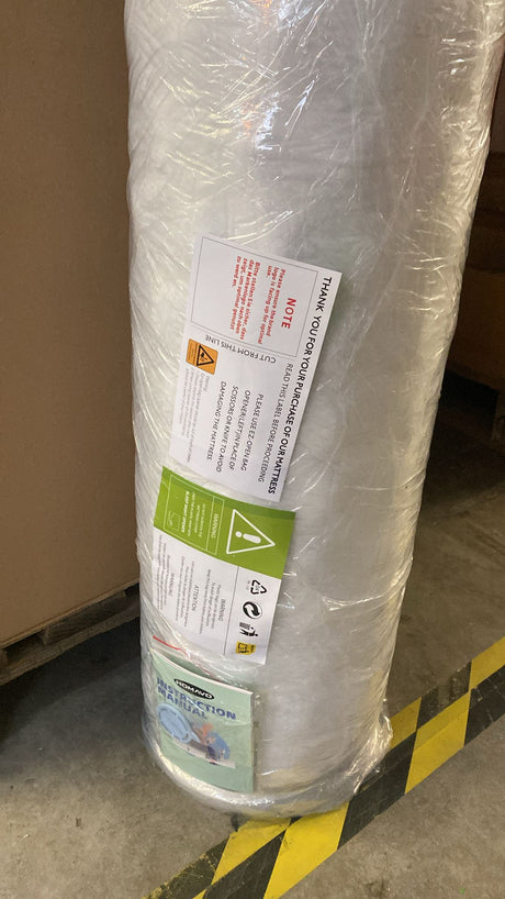 🛏️ HOMAVO Taschenfederkernmatratze 90×200 cm – 25 cm Höhe, H3/H4 fest, 7-Zonen - B-Ware