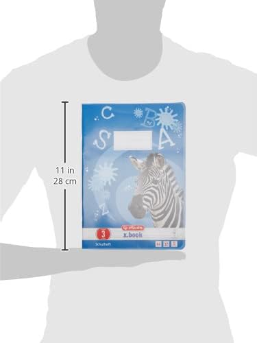 Herlitz Schulheft x.book A4, Lineatur 3 – 3. Klasse, 32 Blatt, 5 Stück