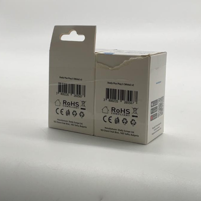 🔌 Shelly Plus Plug S – Weiß- B-Ware