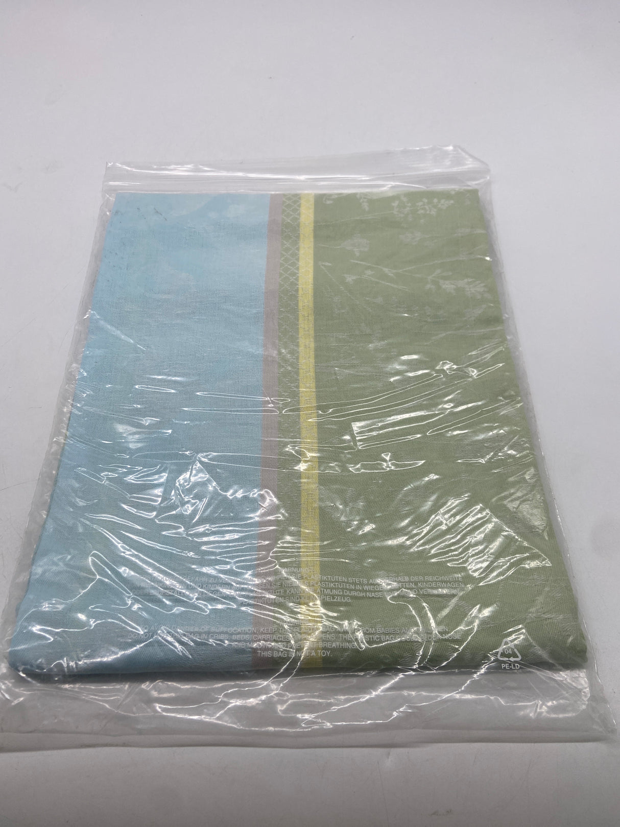 🌸 Sander Frühlingshafte Halbleinen-Tischdecke 100x100 cm