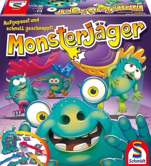 🌟 Monsterjäger von Schmidt Spiele – Das actionreiche Geschicklichkeitsspiel, B-Ware 🌟