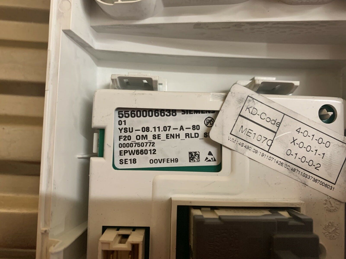 Gebrauchte Siemens Bosch Steuerung Elektronik WM14K29A EPW66012