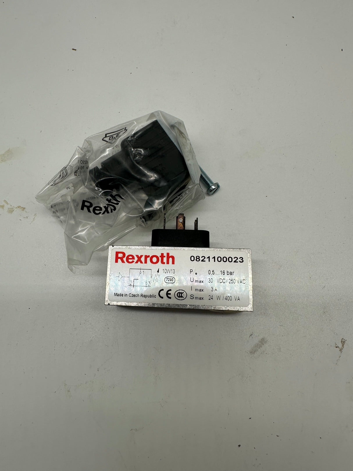 Brandt Bosch Rexroth Druckschalter, R412010718 (PM1-M3-F001-002-160-DINA-CON)  - Druckschalter, Serie PM1