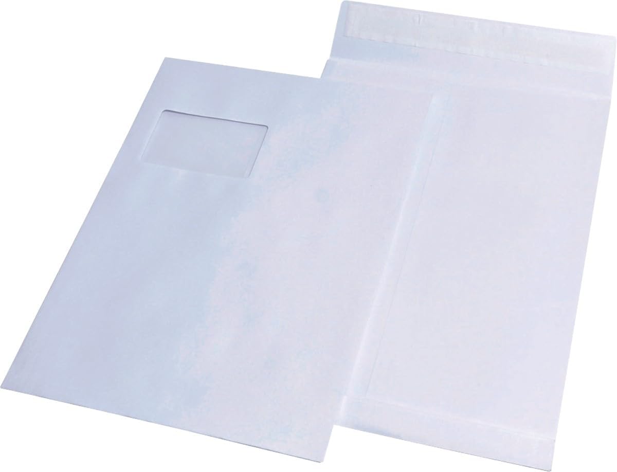 📬 Mailmedia Faltentaschen C4 mit Fenster (B-Ware)