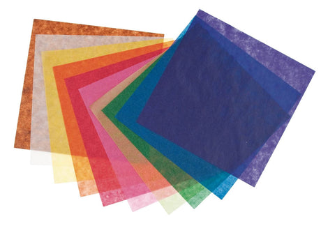 🟦 folia® Faltblätter Transparentpapier 15x15 cm – 500 Stück
