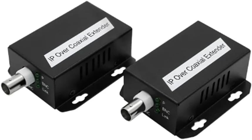 🌐 IP Netzwerk zu Koaxial Extender Set – Ethernet Konverter für CCTV bis 500 m - B-Ware