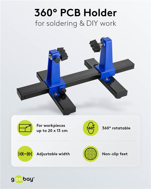 🧰 Goobay Platinenhalter – Lötständer bis 20 cm – B-Ware!