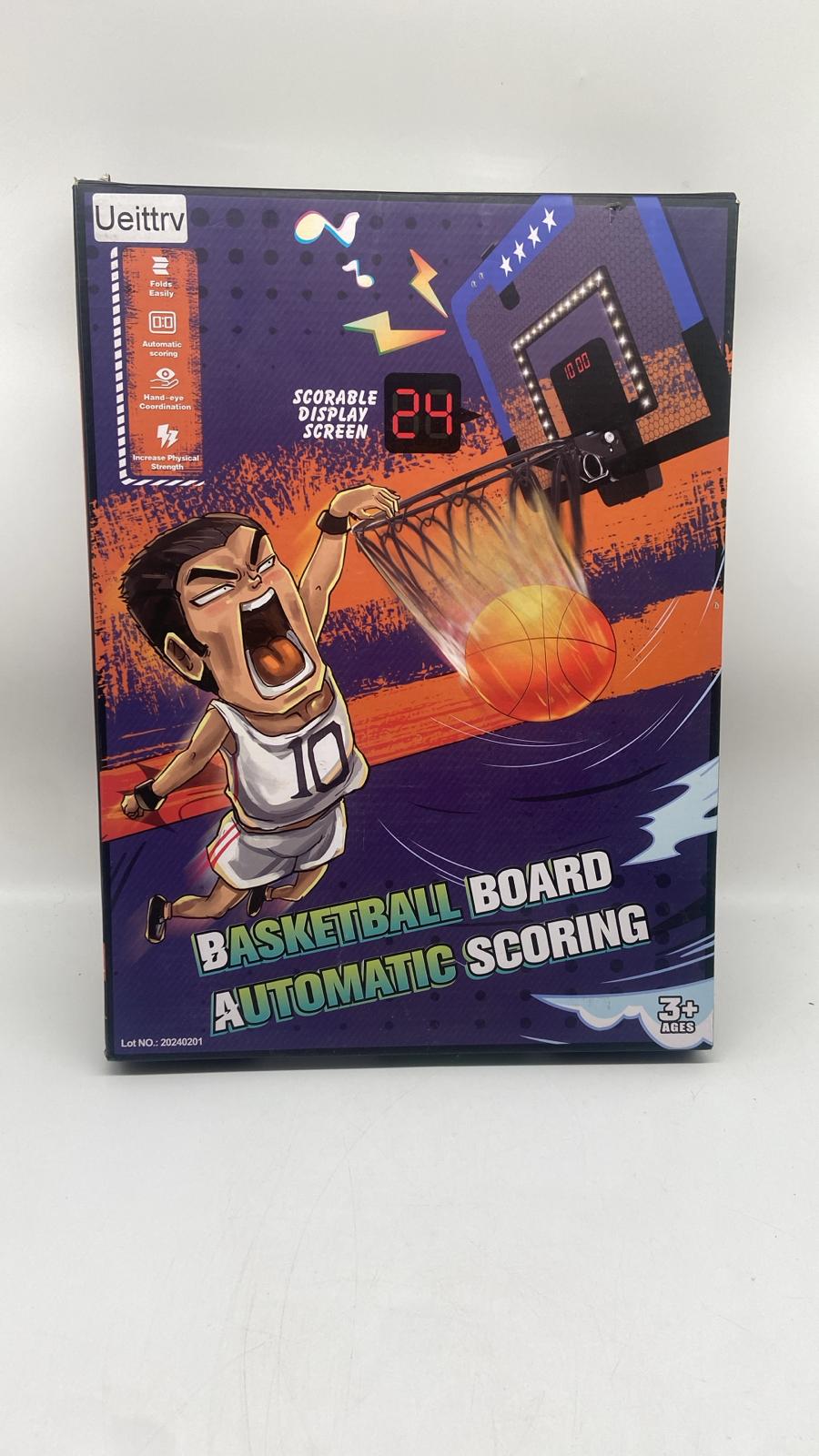 🏀 Indoor-Basketballkorb für Kinder mit Scoreboard