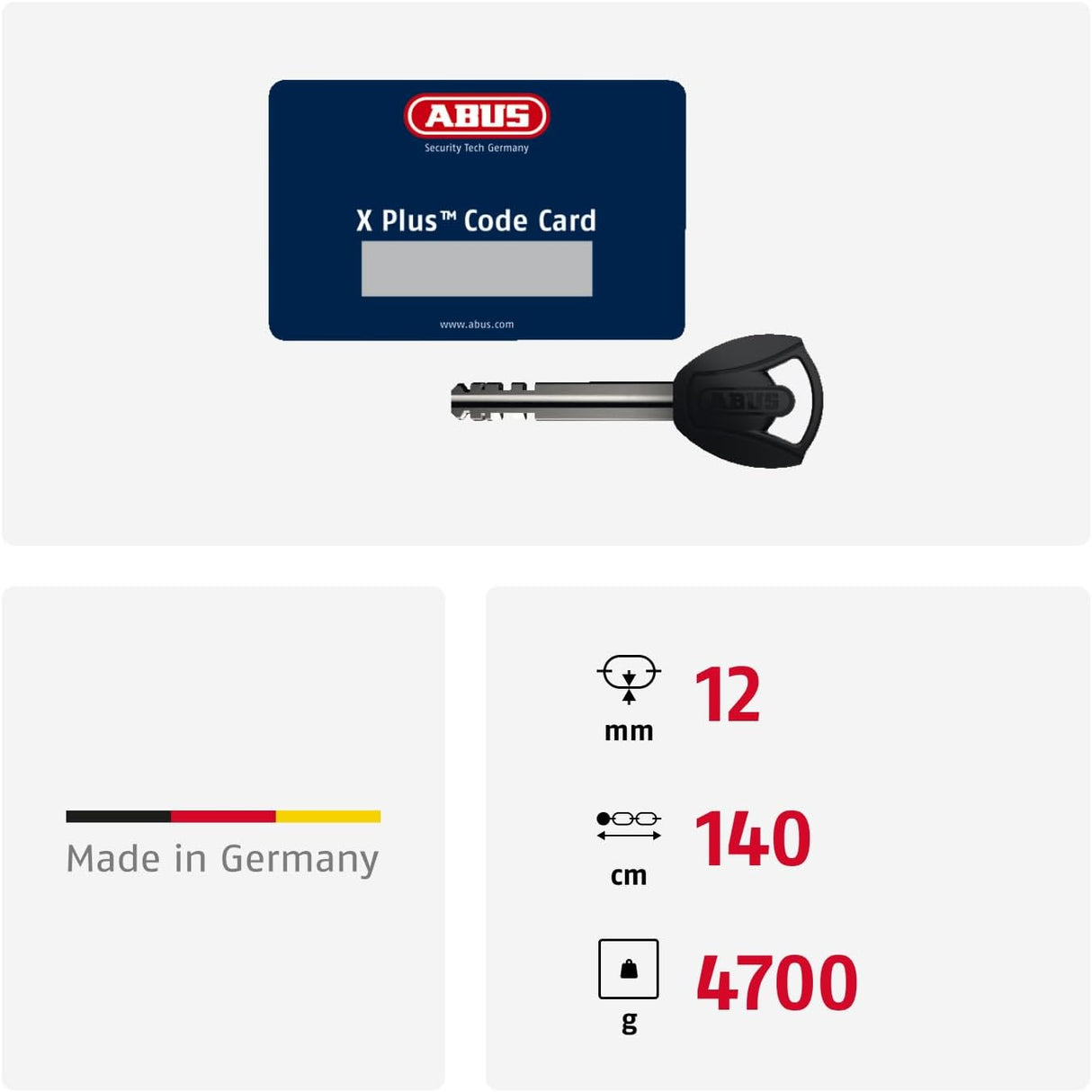 🔒 ABUS Granit Extreme Plus 59 Kettenschloss – B-Ware!