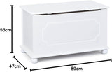 🧸 Inter Link Spielzeugtruhe Sitzbank Kiefer - Emel (B-Ware)