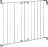 🌟 Safety 1st Wall Fix Extending Schutzgitter – Tür- und Treppengitter, Babygitter & für Hunde, Metall Weiß 🌟