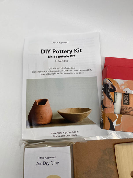 🏺 DIY Pottery Kit – lufttrocknender Ton - B-Ware