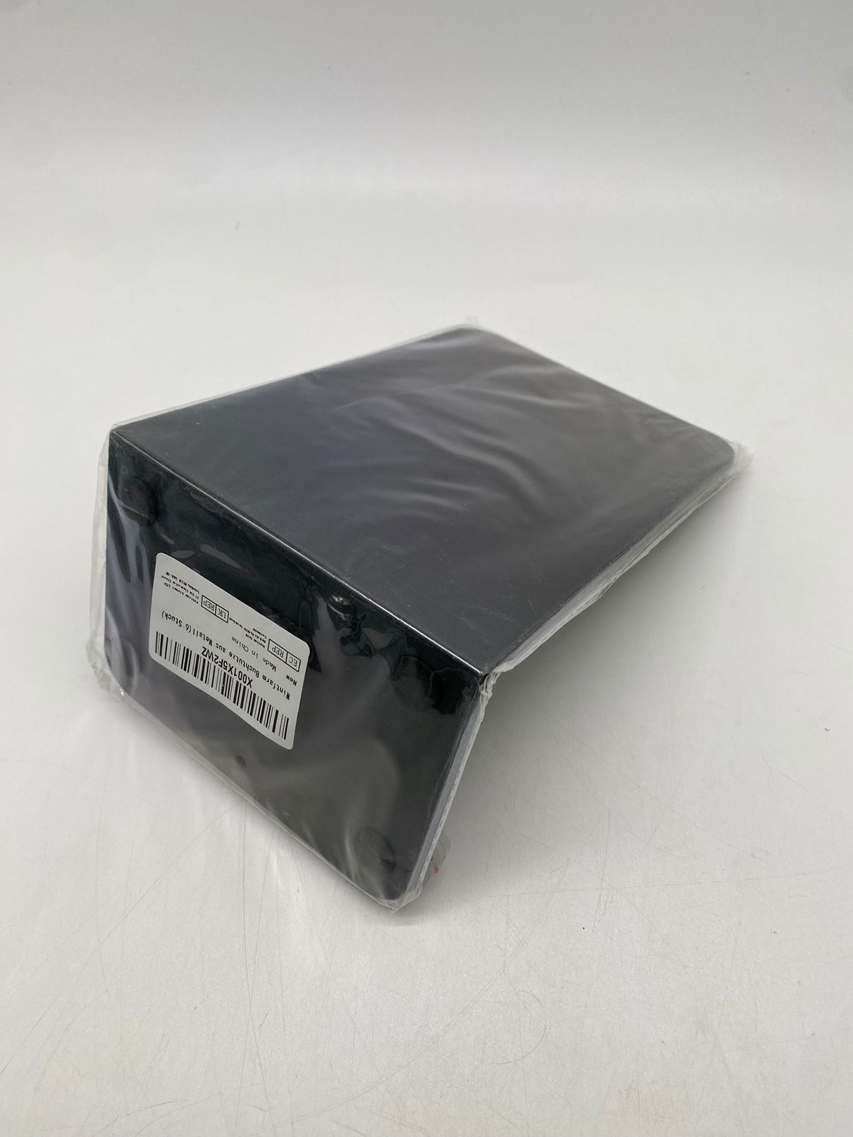 📚 Wintfarm Buchstützen 6er-Set – Metall, Schwarz - B-Ware