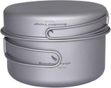 🏕️ Boundless Voyage Titantopf Set – 1000 ml + 500 ml, ultraleicht - B-Ware