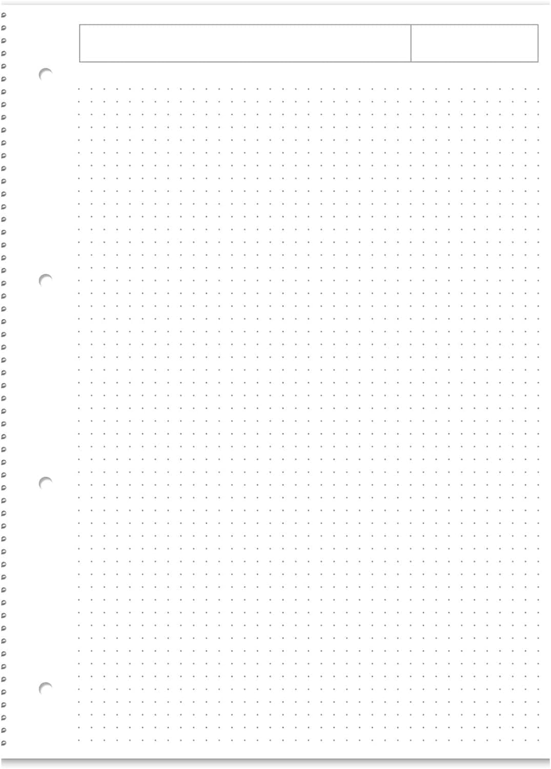 Staufen Ursus Style Collegeblock A4 Dotted, 80 Blatt, 5 Stück – Green Edition