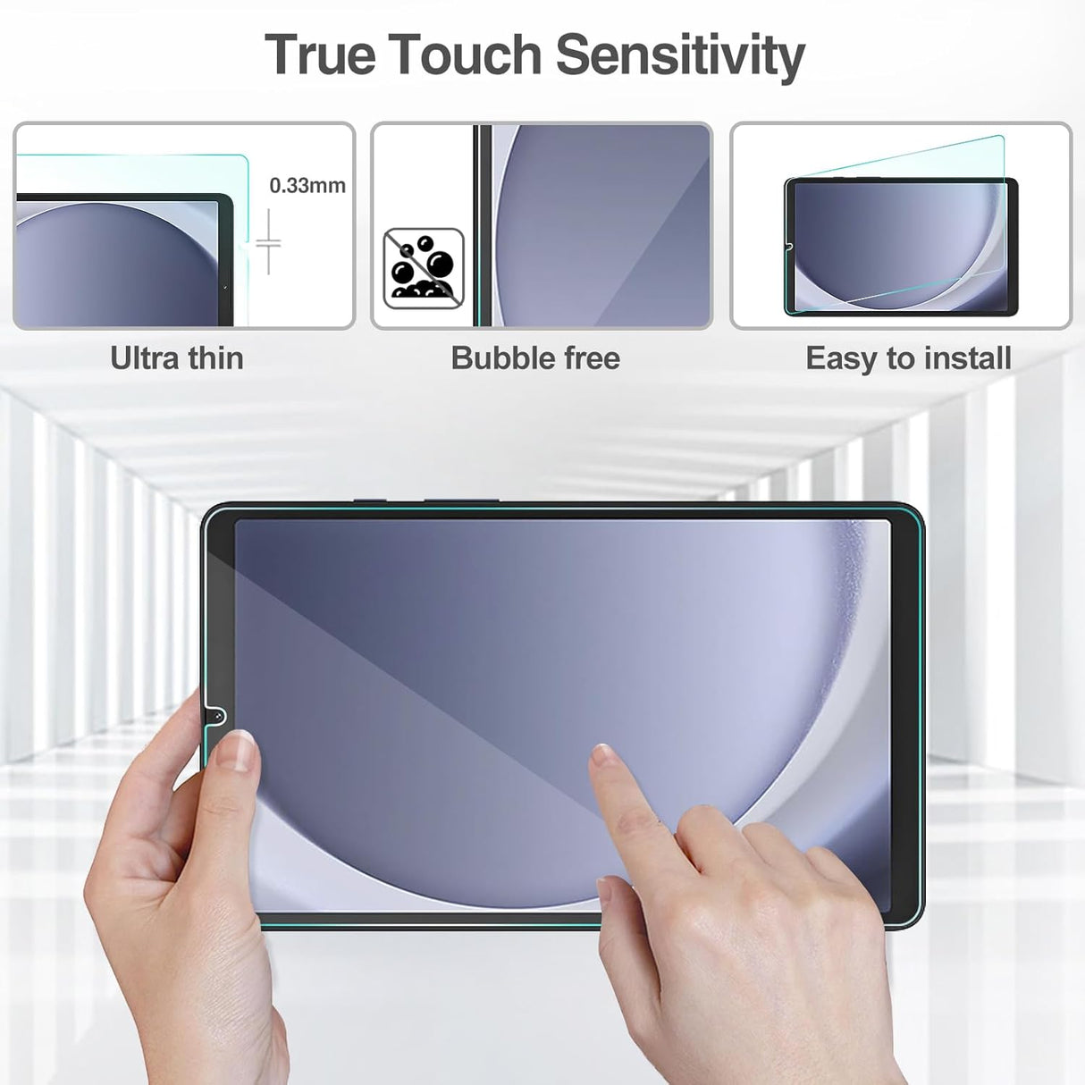 📱 ProCase 2x Schutzfolie – Gehärtetes Glas für Galaxy Tab A9 & A11 (2023/2025) (B-Ware)