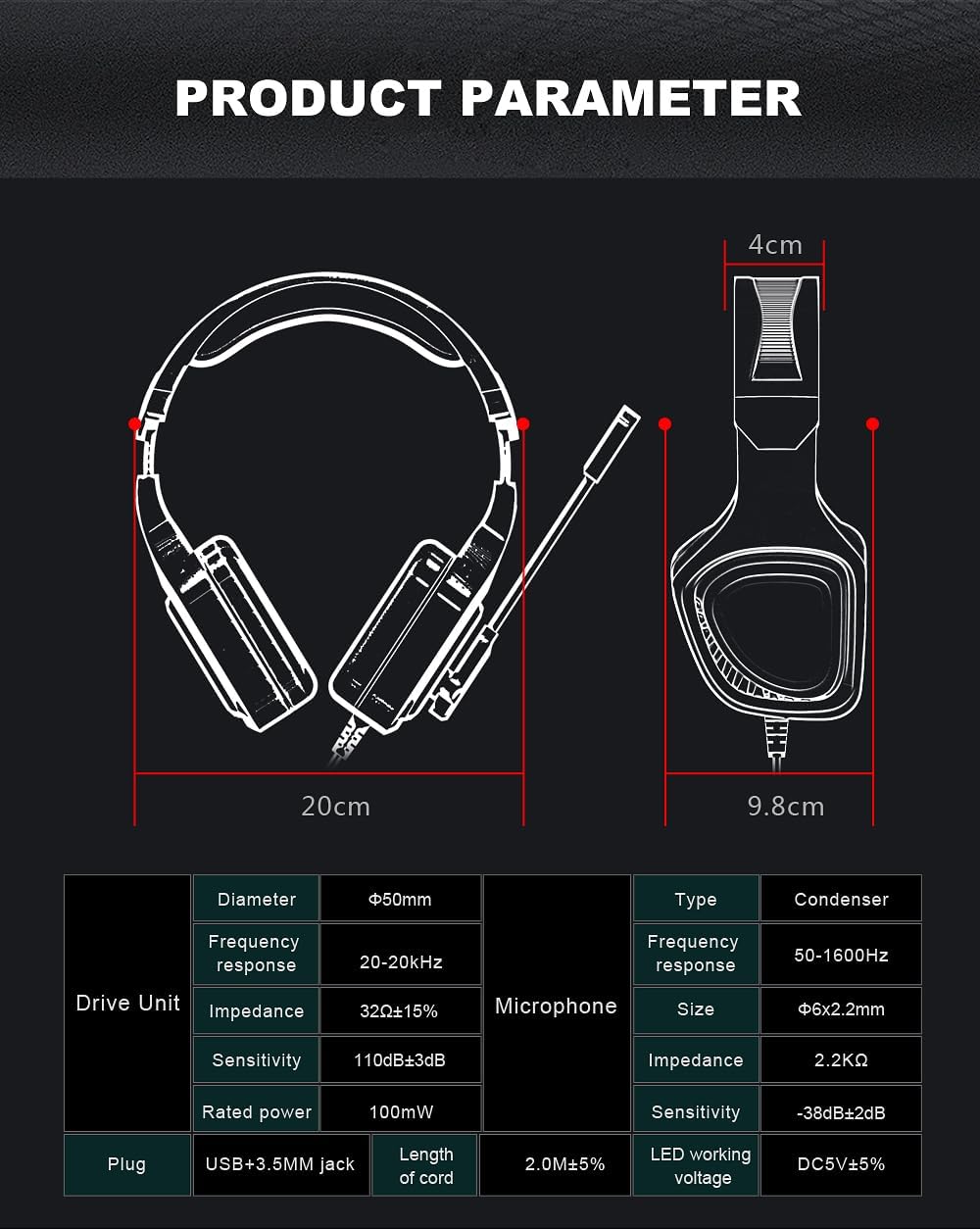 🎧 OVLENG Gaming Headset GT97 – PS4/PS5/PC (B-Ware)