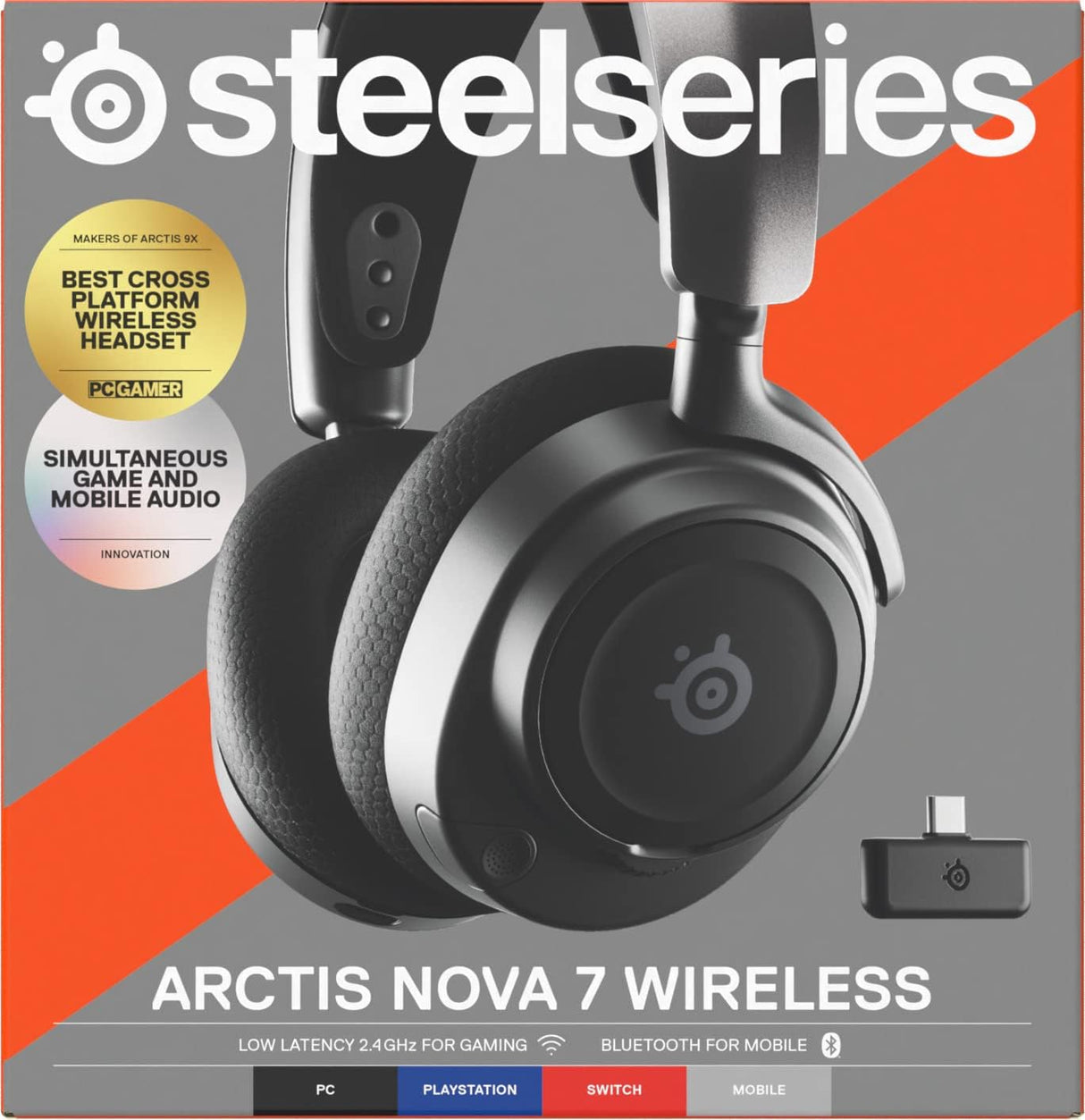 SteelSeries Arctis Nova 7 Wireless Multi-Plattform Gaming-Headset – Unübertroffener Sound und Komfort für Gamer!