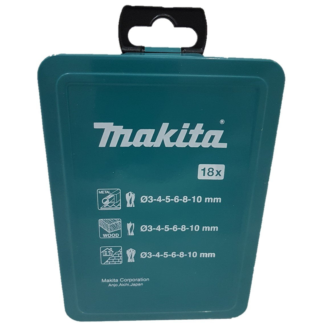 🌟 Makita D-46202 Bohrer-Set – 18-teilig in Bohrerkassette 🌟