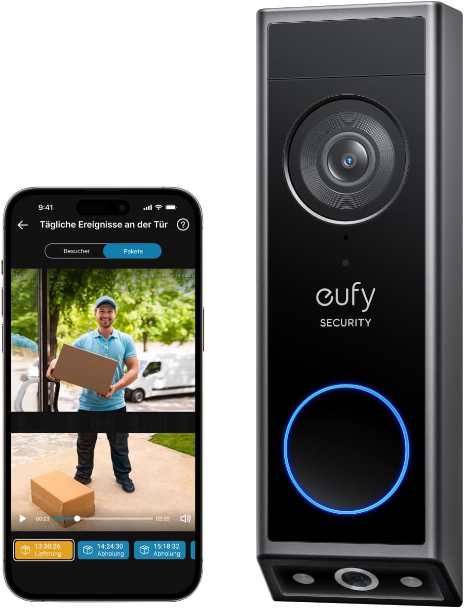 🔔 eufy Video Türklingel E340 – Dual Kamera 2K, Paketerkennung, neu