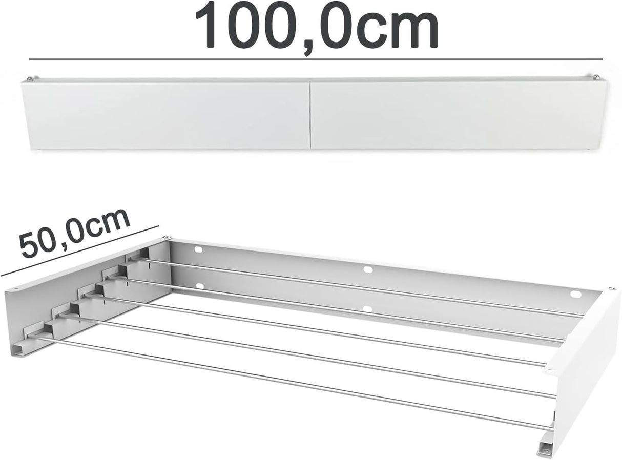 🧺 Peggy Perfect Wand-Wäscheständer 100 cm – B-Ware!