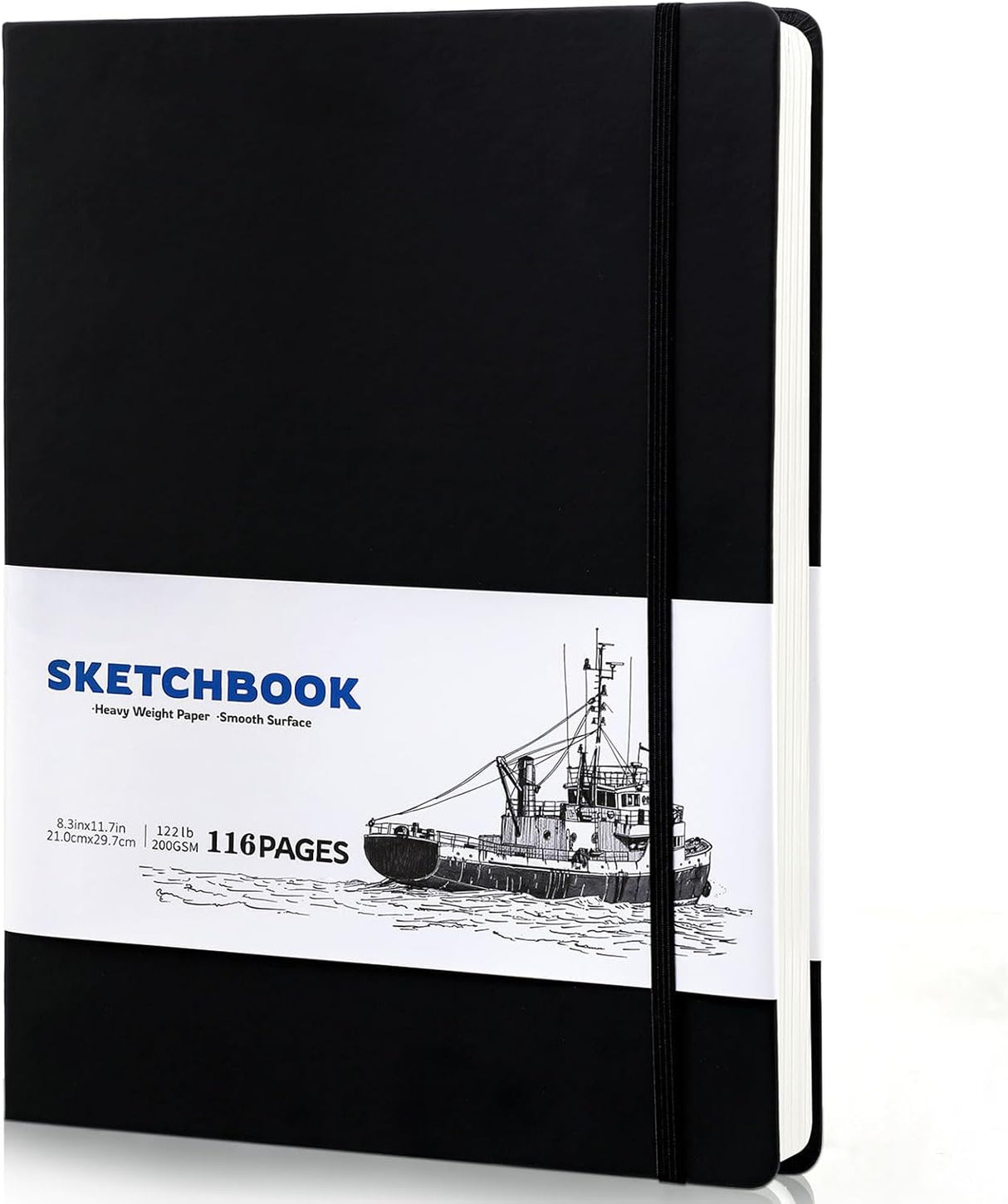 🎨 Skizzenbuch A4 200g/m² – Zeichenblock 116 Seiten - neu