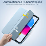 drivego iPad Hülle – für iPad 11. Gen (A16, 2025) & 10. Gen (2022), 11"/10,9", Himmelblau