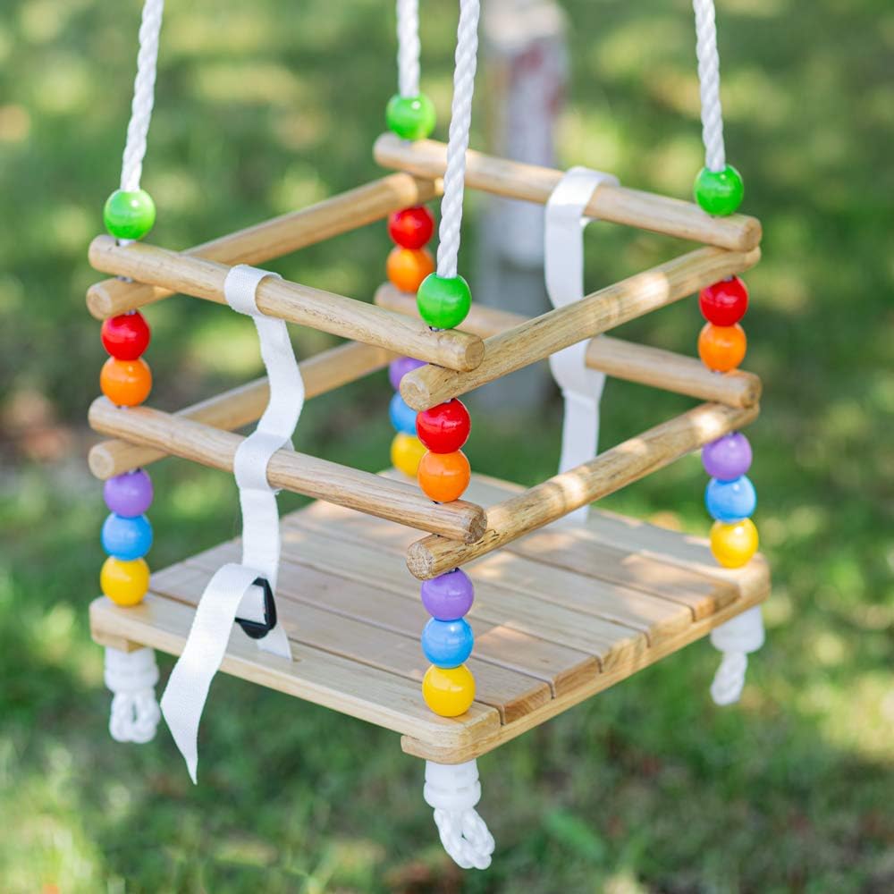 🌟 Bigjigs Toys Baby-Holzschaukel – Sicherer und Spaß für die Kleinsten 🌟